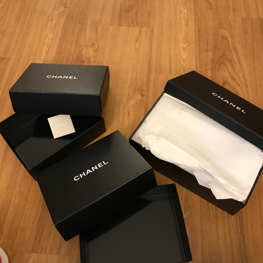 3 chanel gift/shoe boxes